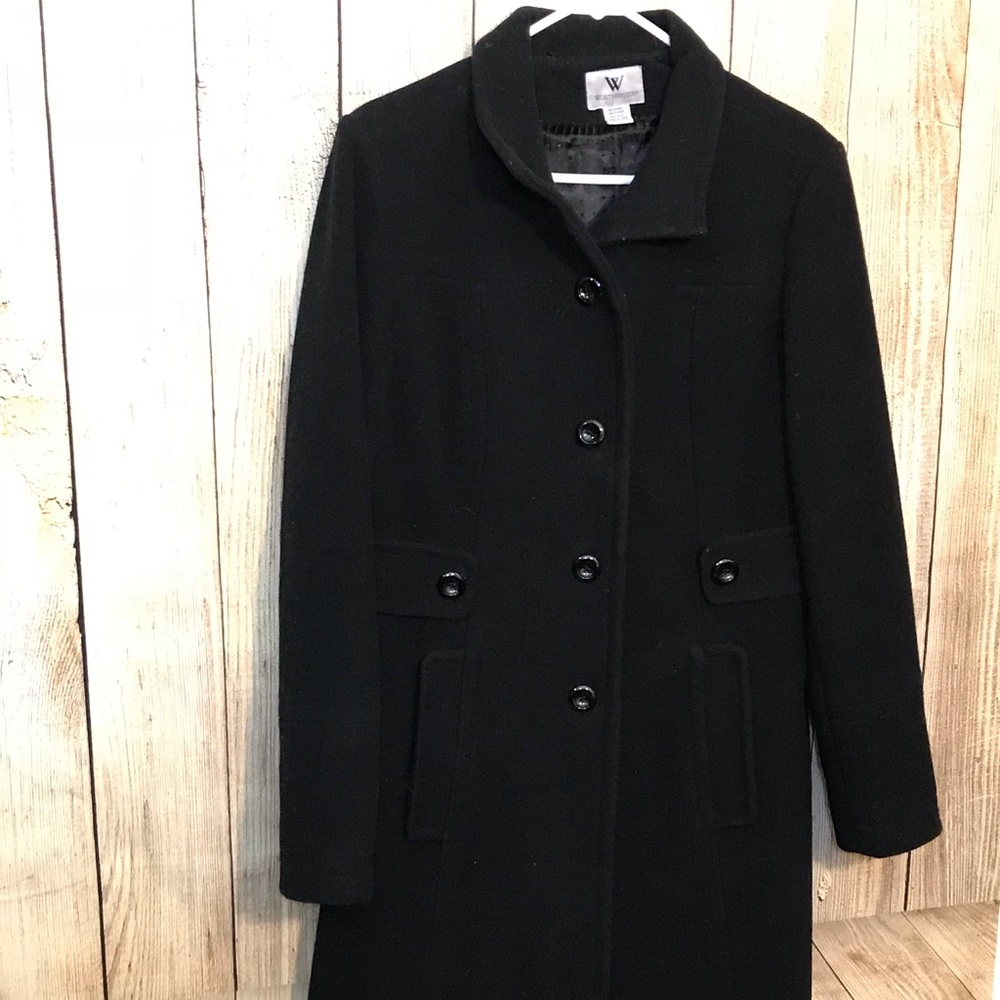 Worthington Black Wool Coat